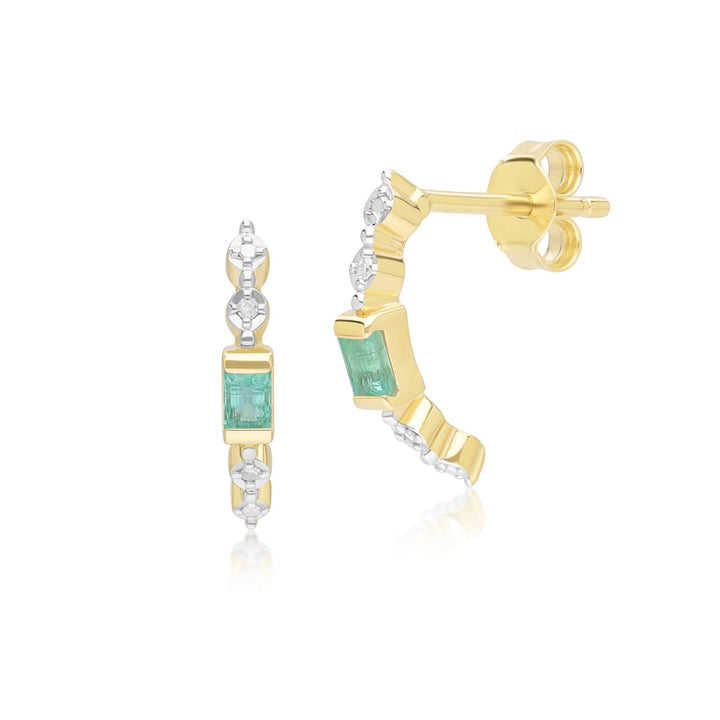 classic-baguette-emerald-diamond-half-eternity-hoop-earrings-in-9ct-yellow-gold-135e1886019