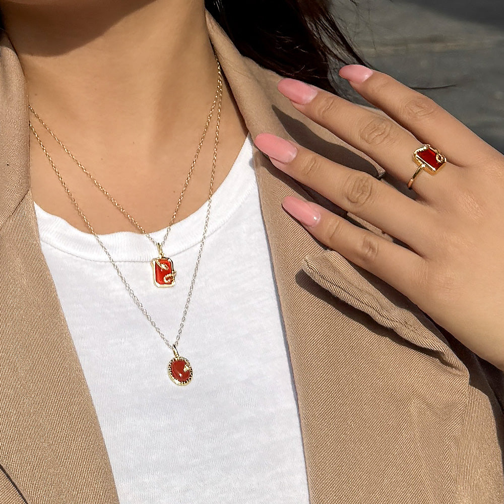 grand-deco-carnelian-snake-wrap-pendant-necklace-in-gold-plated-sterling-silver-270p034905925 on Model