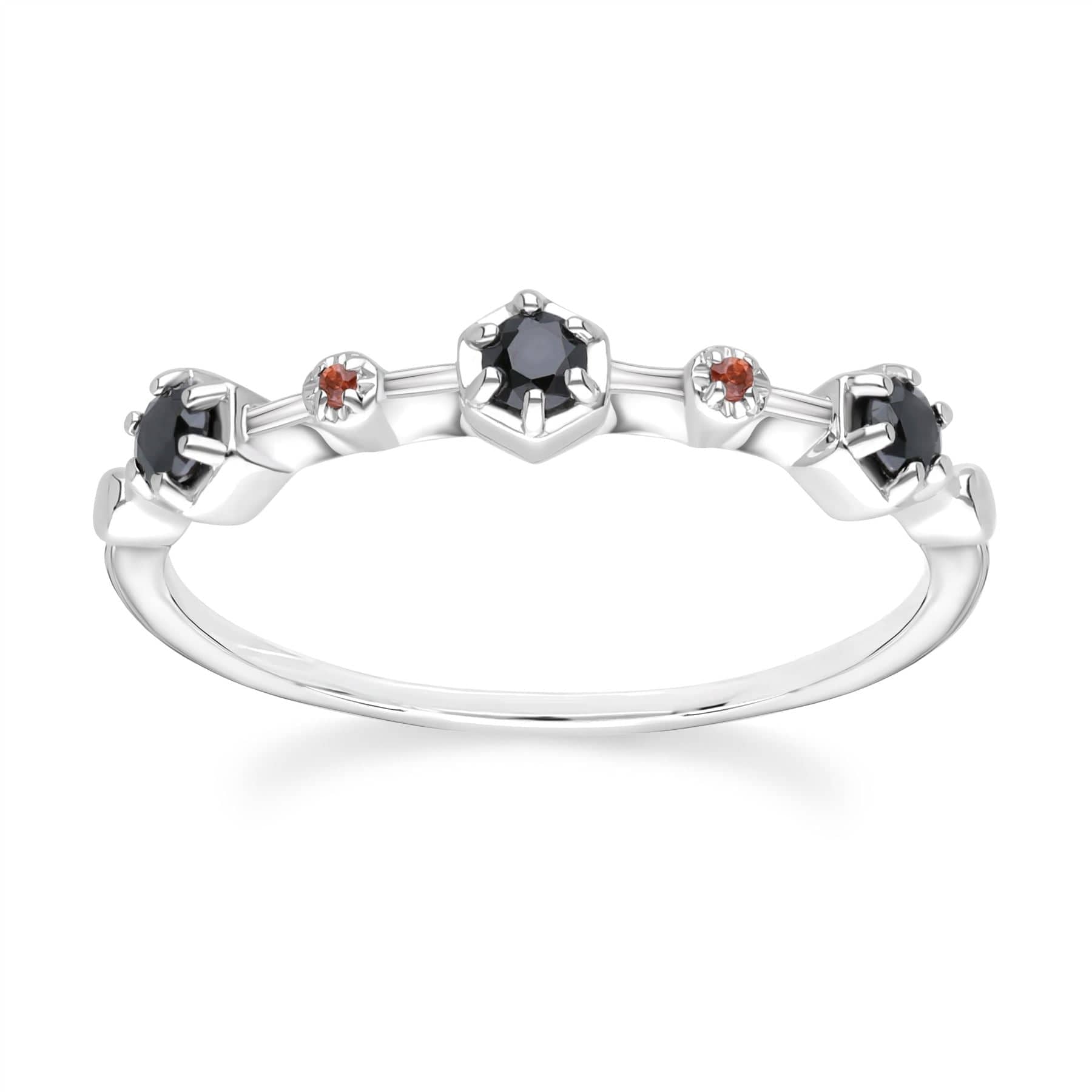 Modern Glam Spinel & Garnet Glitz Ring 2