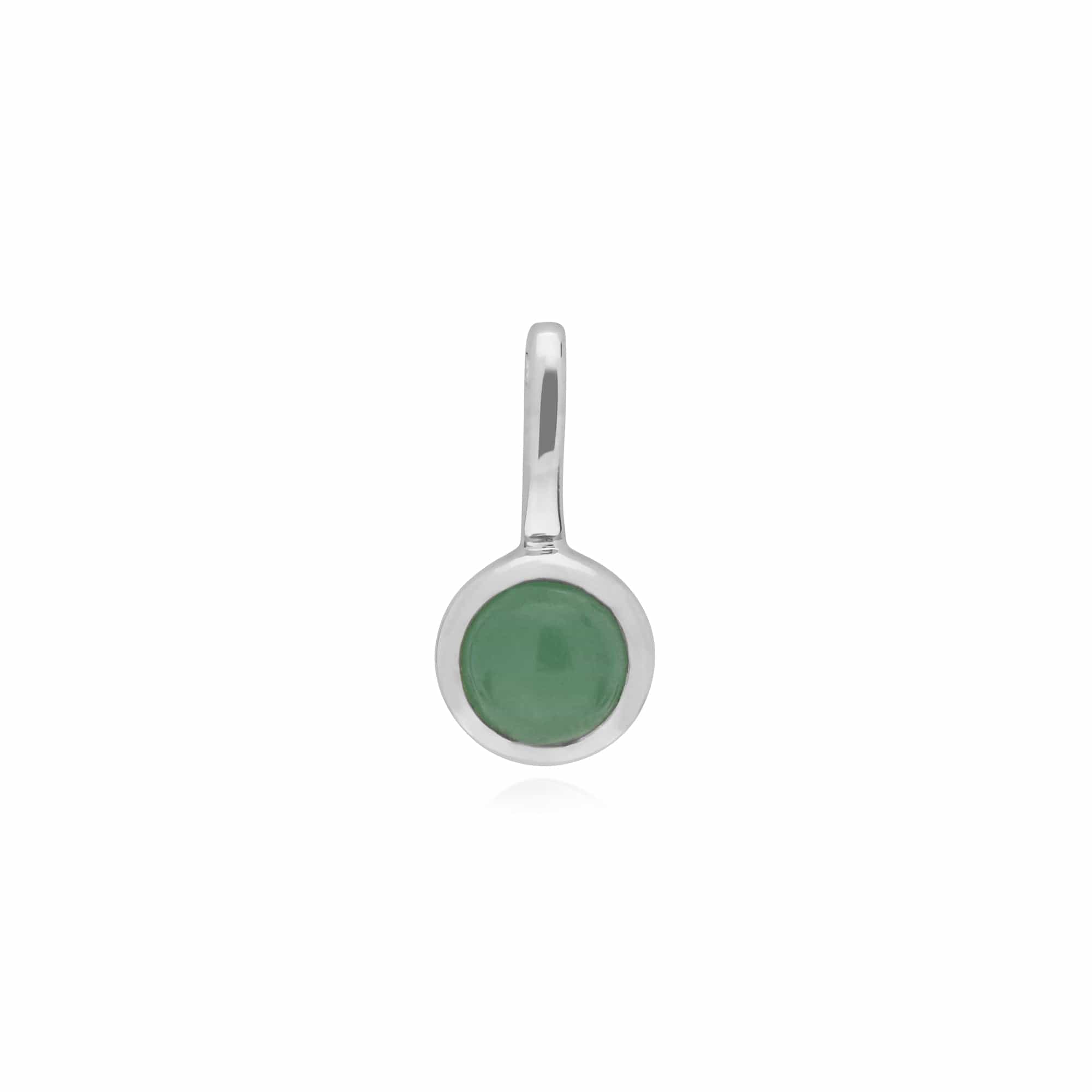 270P028403925-270P026601925 Classic Swirl Heart Lock Pendant & Jade Charm in 925 Sterling Silver 2